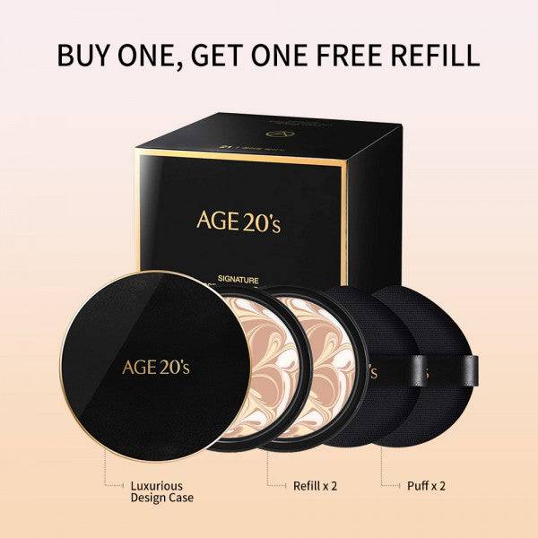 AGE20s Signature Essence Cover Pact Intense Cover + Refill - Auryn Skin