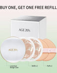 AGE20s Signature Essence Cover Pact Long stay + Refill 13 Ivory - Auryn Skin