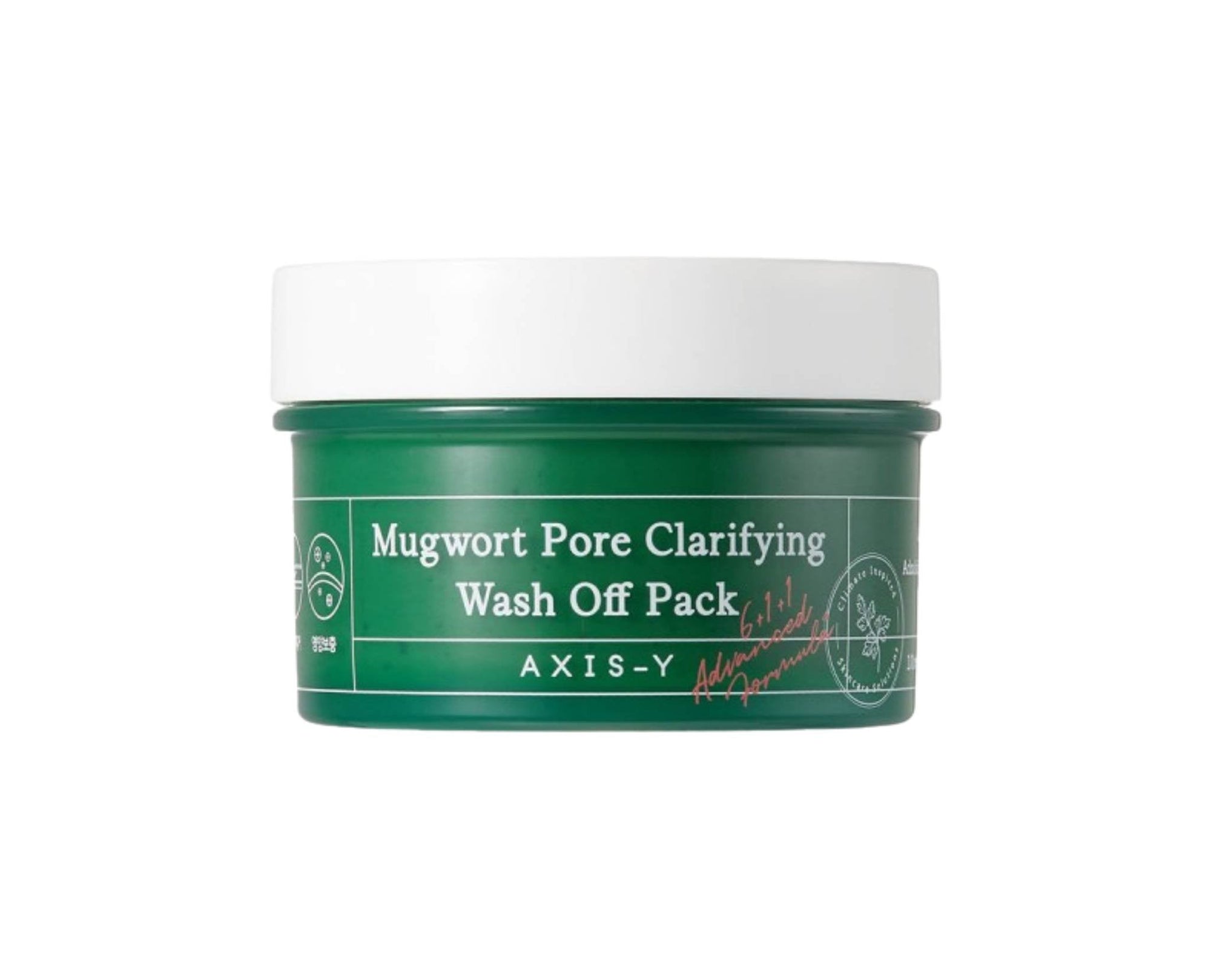 Axis-Y Mugwort Pore Clarifying Wash Off Pack 100ml - Auryn Skin