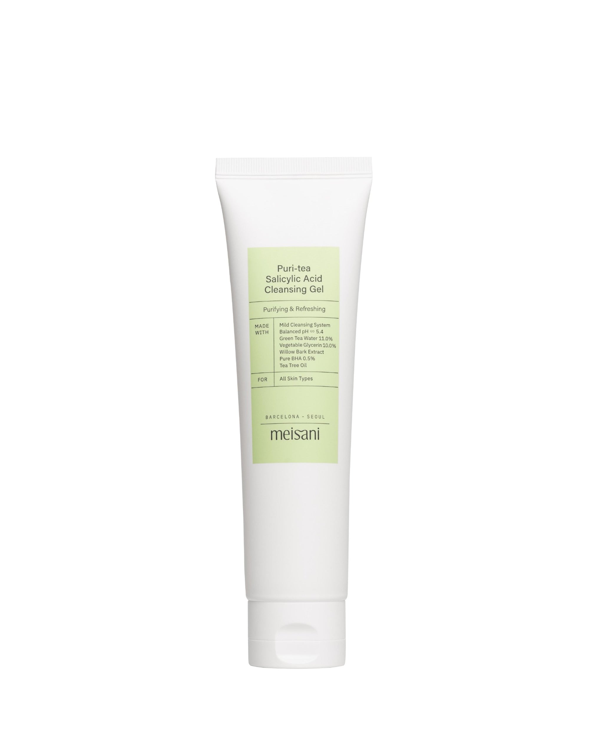 Meisani Puri-Tea Salicylic Acid Cleansing Gel - Auryn Skin