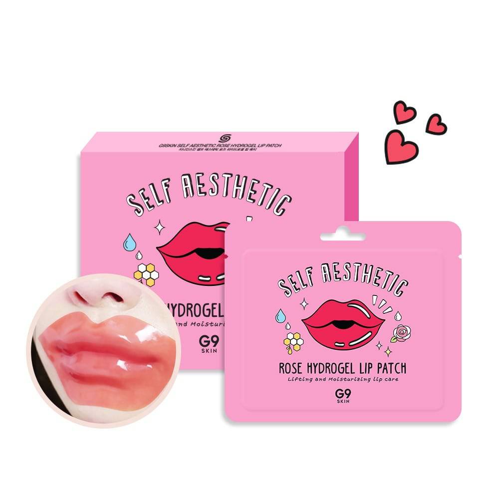 G9 Skin Self Aesthetic Rose Hydrogel Lip Patch - Auryn Skin