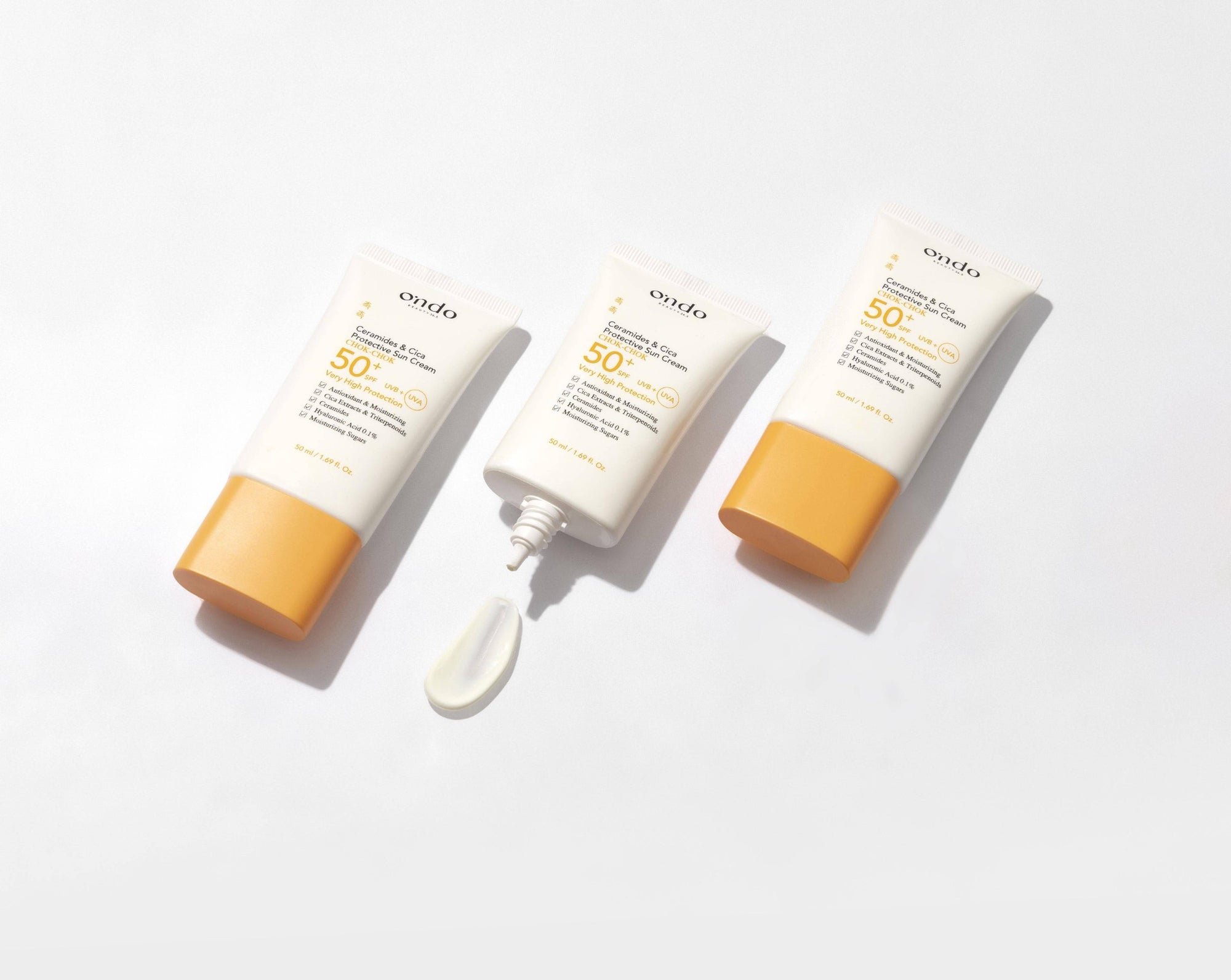 Ondo Ceramides &amp; Cica Protective Sun Cream - Auryn Skin