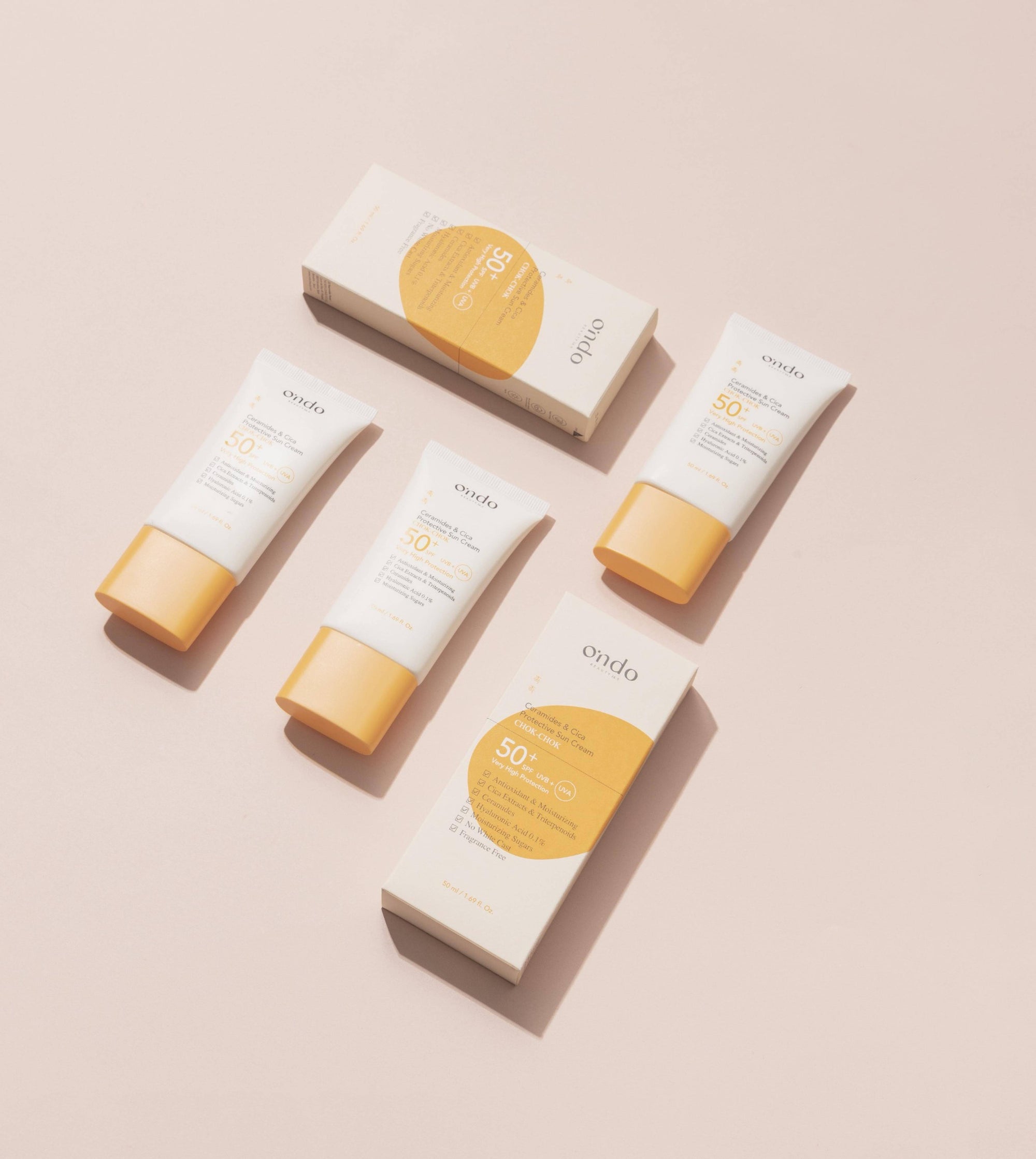 Ondo Ceramides &amp; Cica Protective Sun Cream - Auryn Skin