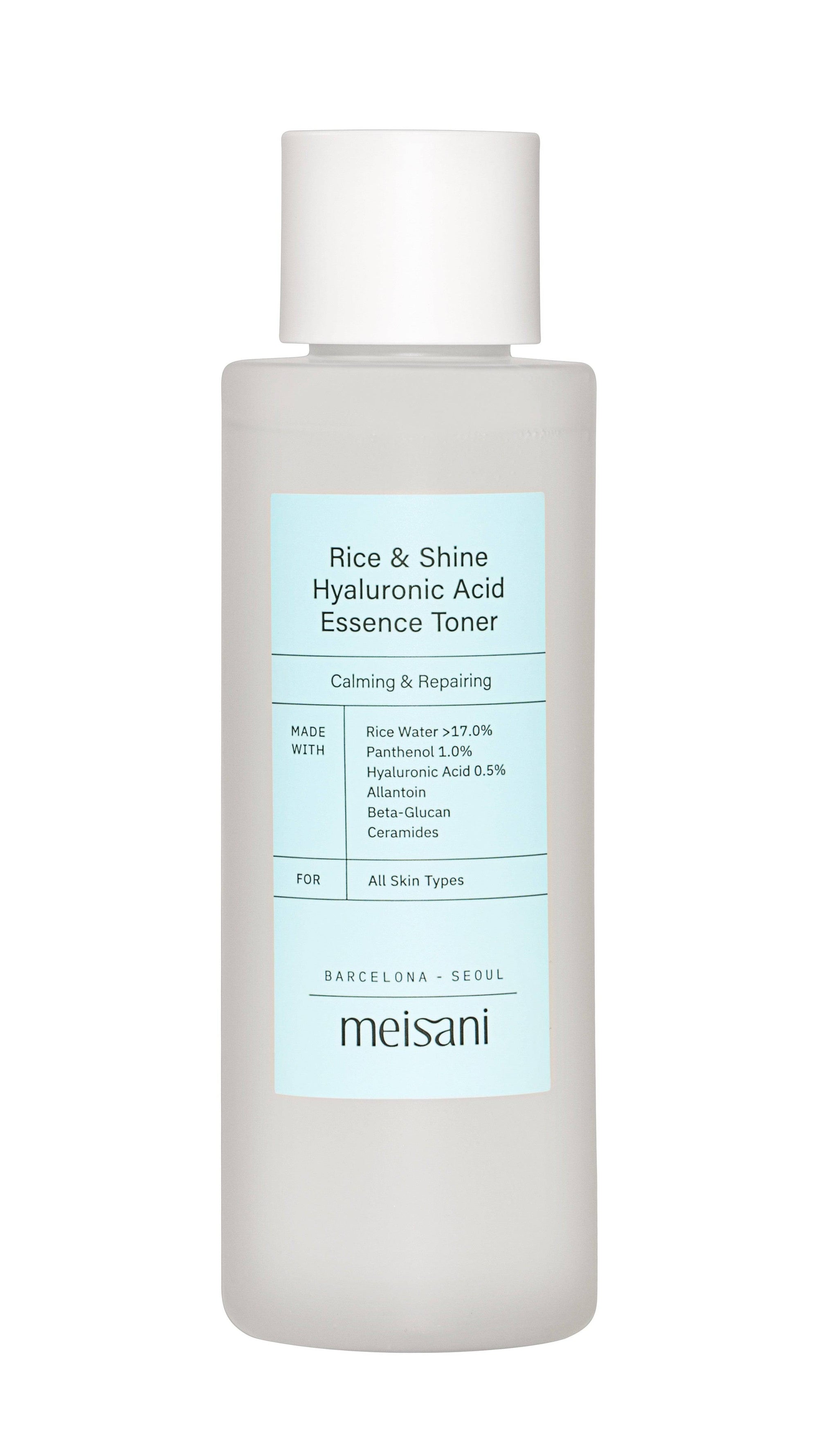 Meisani Rice And Shine Hyaluronic Acid Essence Toner - Auryn Skin