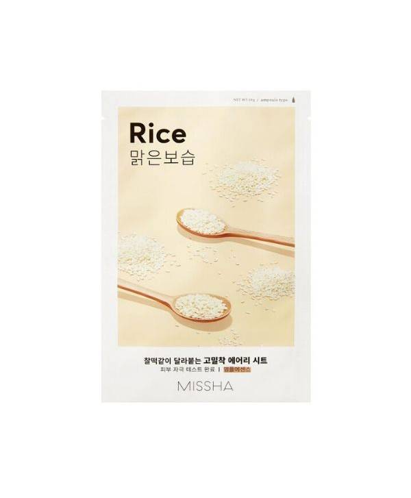 Missha - Airy Fit Sheet Mask (Rice) - Auryn Skin