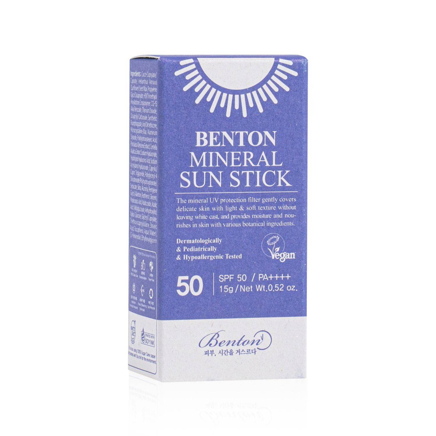 Benton Uv Mineral Sun Stick Spf50+/Pa++++ - Auryn Skin