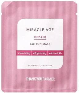 Thank You Farmer Miracle Age Repair Cotton Mask - Auryn Skin